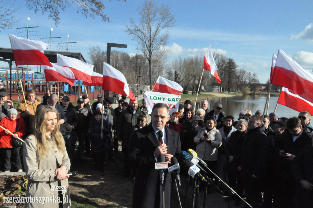 Karol Nawrocki zawitał na krotoszyńskie Błonie