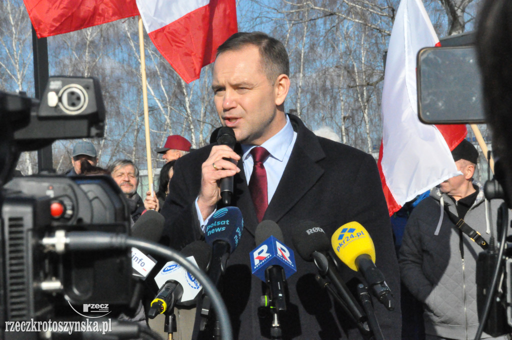 Karol Nawrocki zawitał na krotoszyńskie Błonie