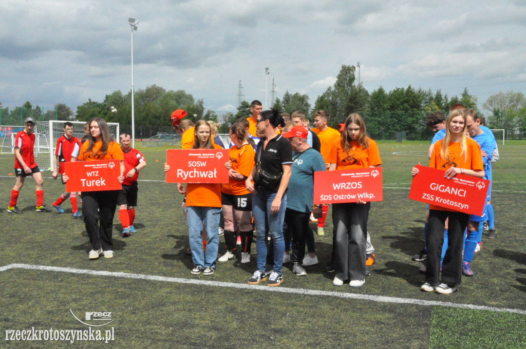 Turniej piłkarski Olimpiad Specjalnych w Krotoszynie