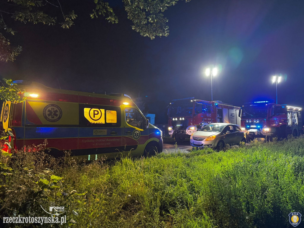 W trakcie jazdy chciał odpalić papierosa