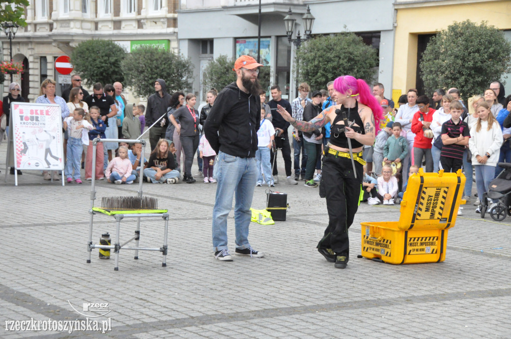 Pokaz kunsztu okraszony dużą dawką humoru