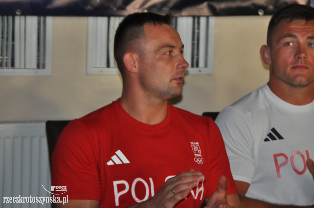 Powitanie Roberta Barana w Krotoszynie po zdobyciu medalu MŚ