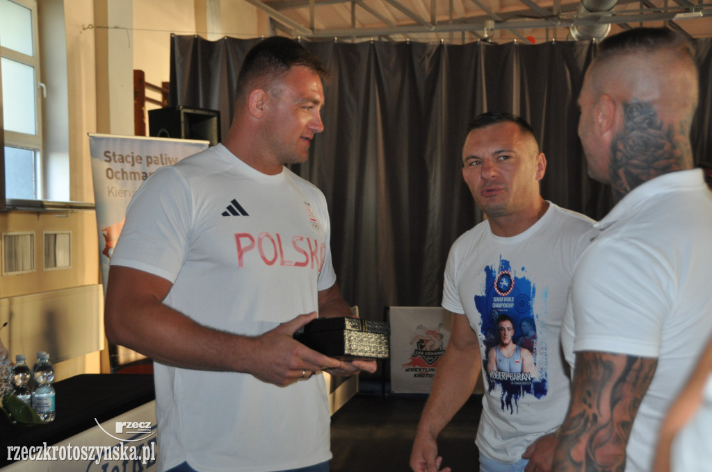Powitanie Roberta Barana w Krotoszynie po zdobyciu medalu MŚ