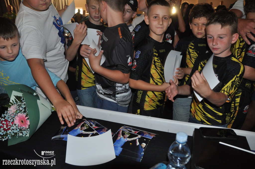 Powitanie Roberta Barana w Krotoszynie po zdobyciu medalu MŚ