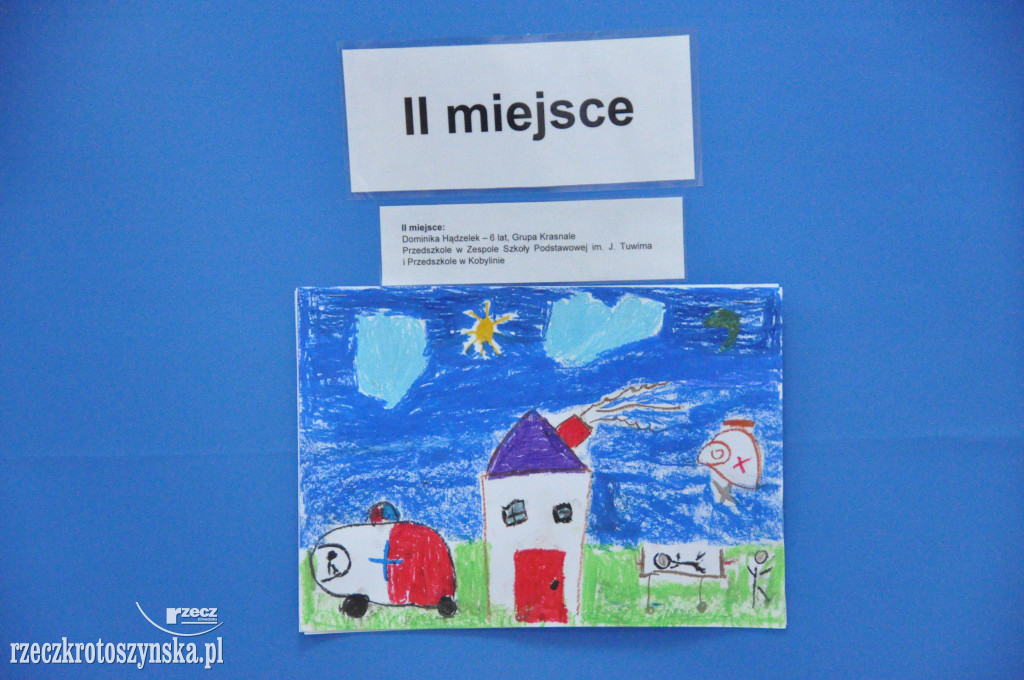 Laurka dla ratowników medycznych od dzieci