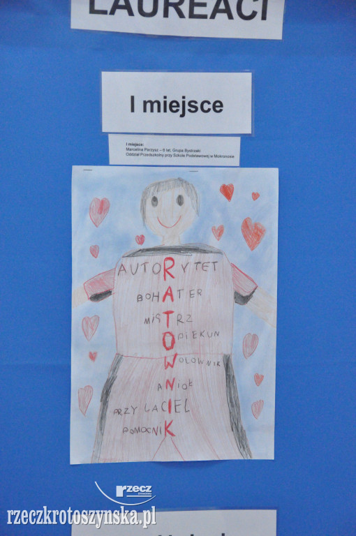 Laurka dla ratowników medycznych od dzieci