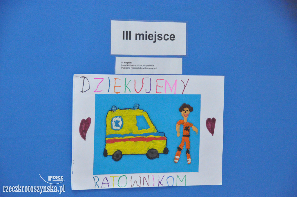 Laurka dla ratowników medycznych od dzieci