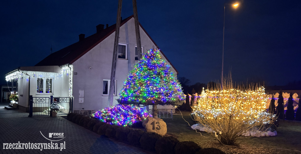 Niezwykłe i rekordowe oświetlenie posesji