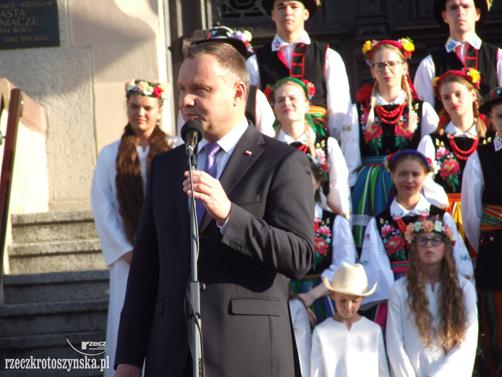 Prezydent Andrzej Duda odwiedził Krotoszyn