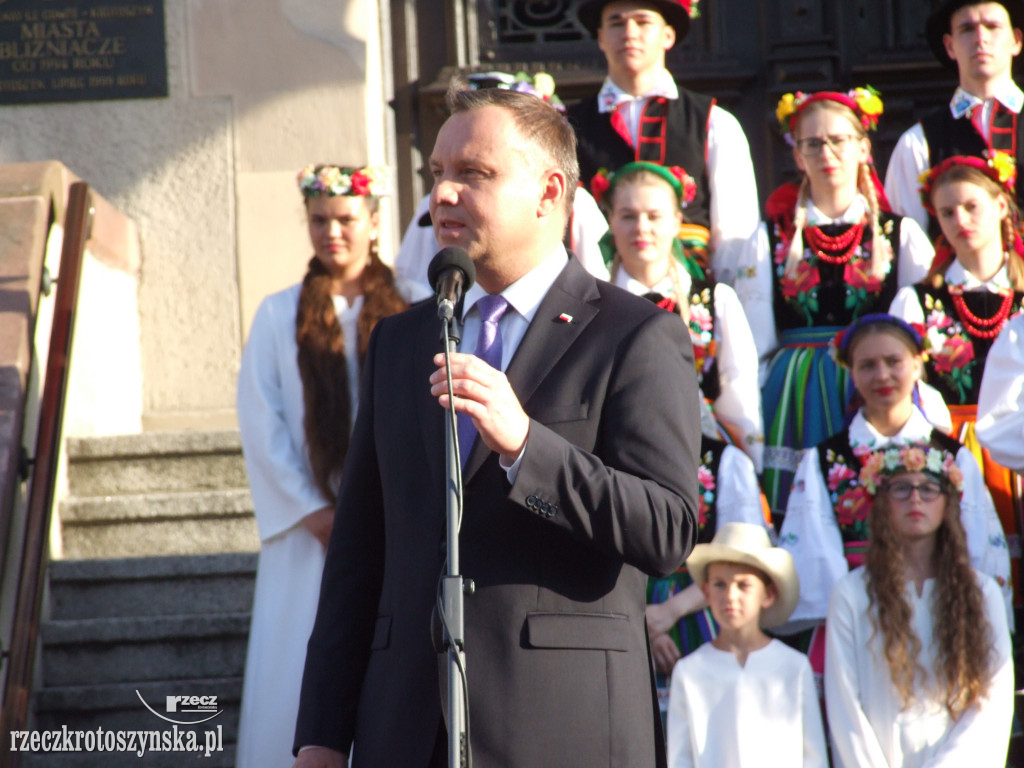 Prezydent Andrzej Duda odwiedził Krotoszyn