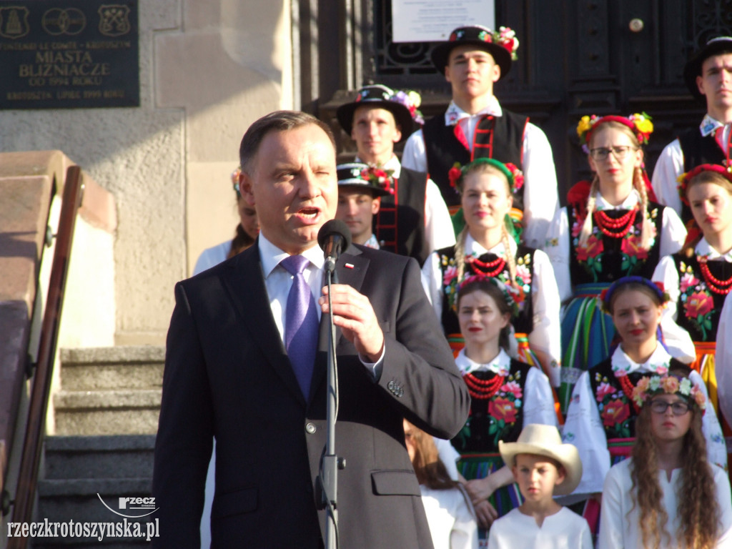 Prezydent Andrzej Duda odwiedził Krotoszyn