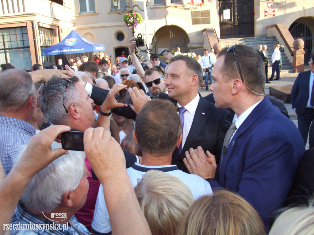 Prezydent Andrzej Duda odwiedził Krotoszyn