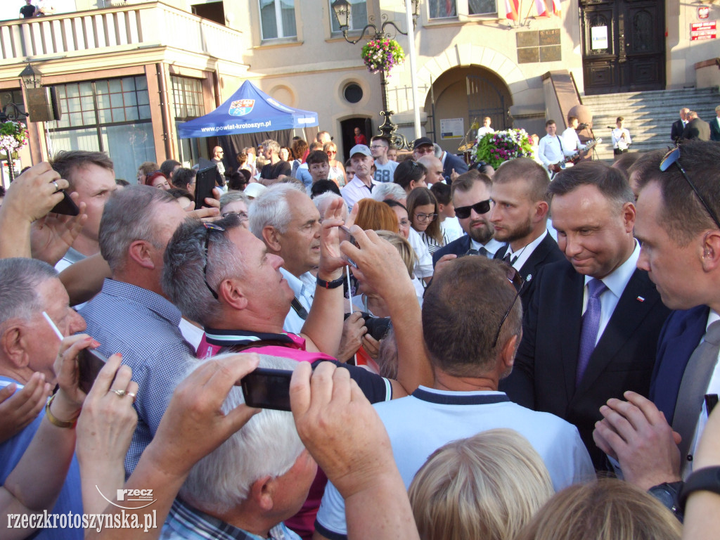 Prezydent Andrzej Duda odwiedził Krotoszyn