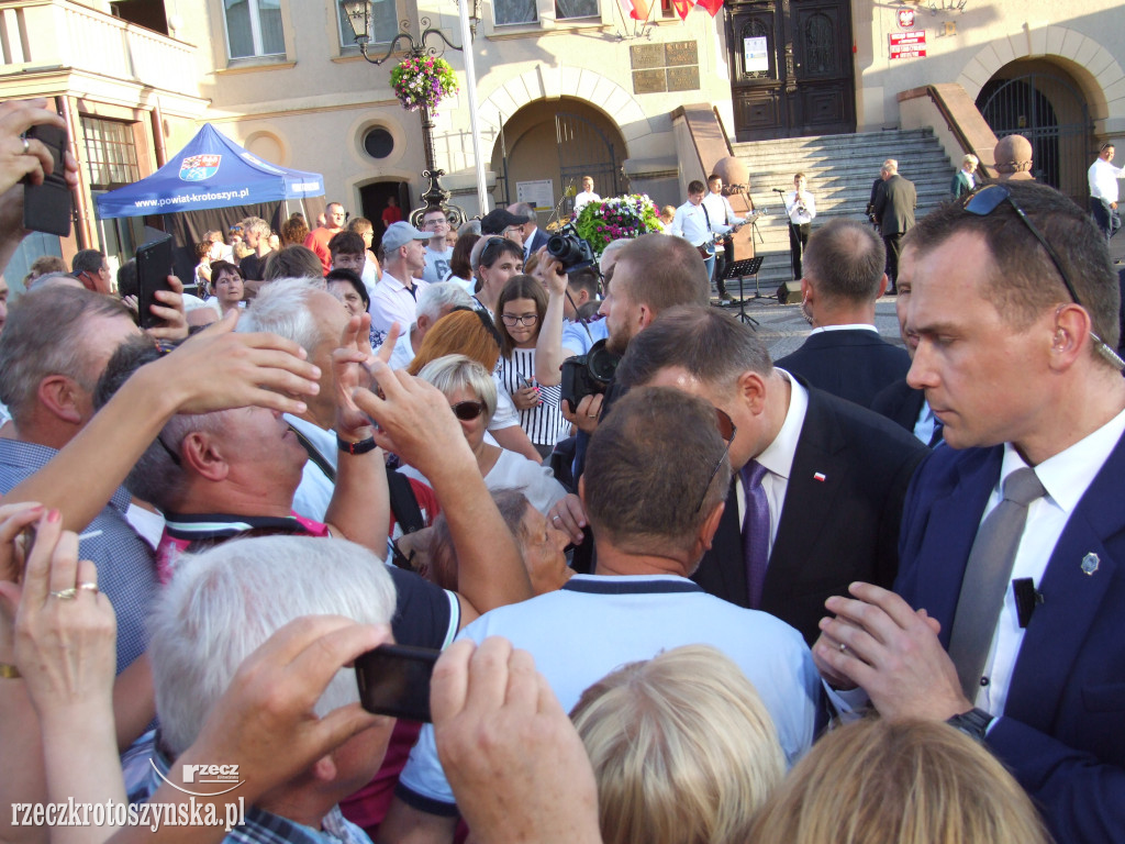 Prezydent Andrzej Duda odwiedził Krotoszyn