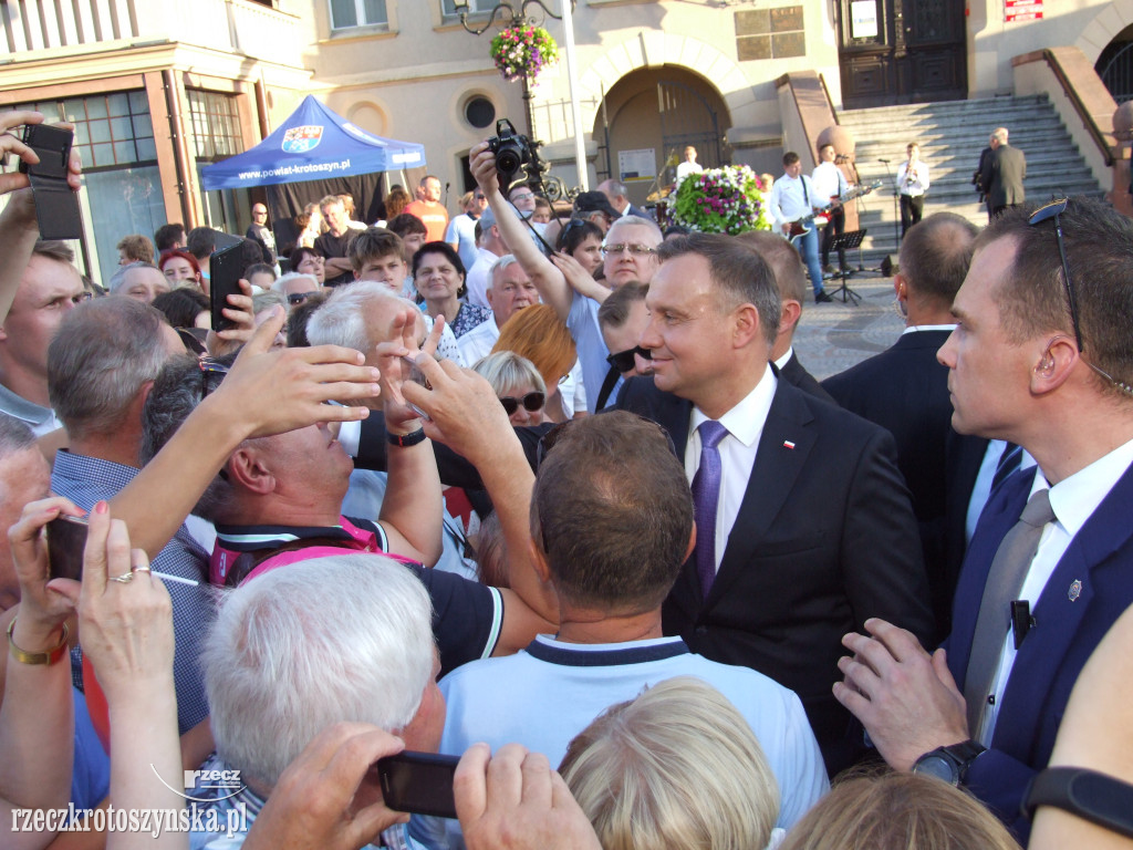 Prezydent Andrzej Duda odwiedził Krotoszyn