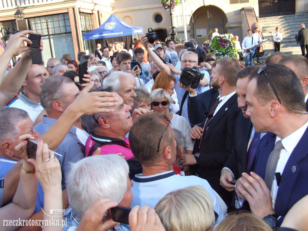 Prezydent Andrzej Duda odwiedził Krotoszyn