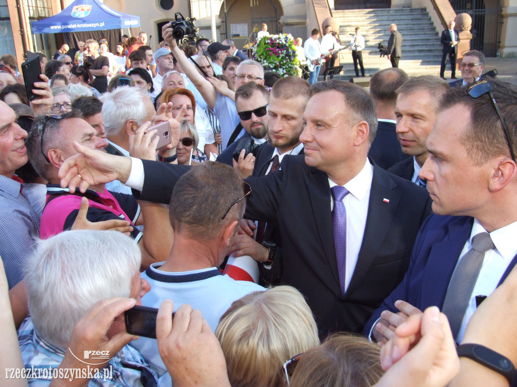 Prezydent Andrzej Duda odwiedził Krotoszyn