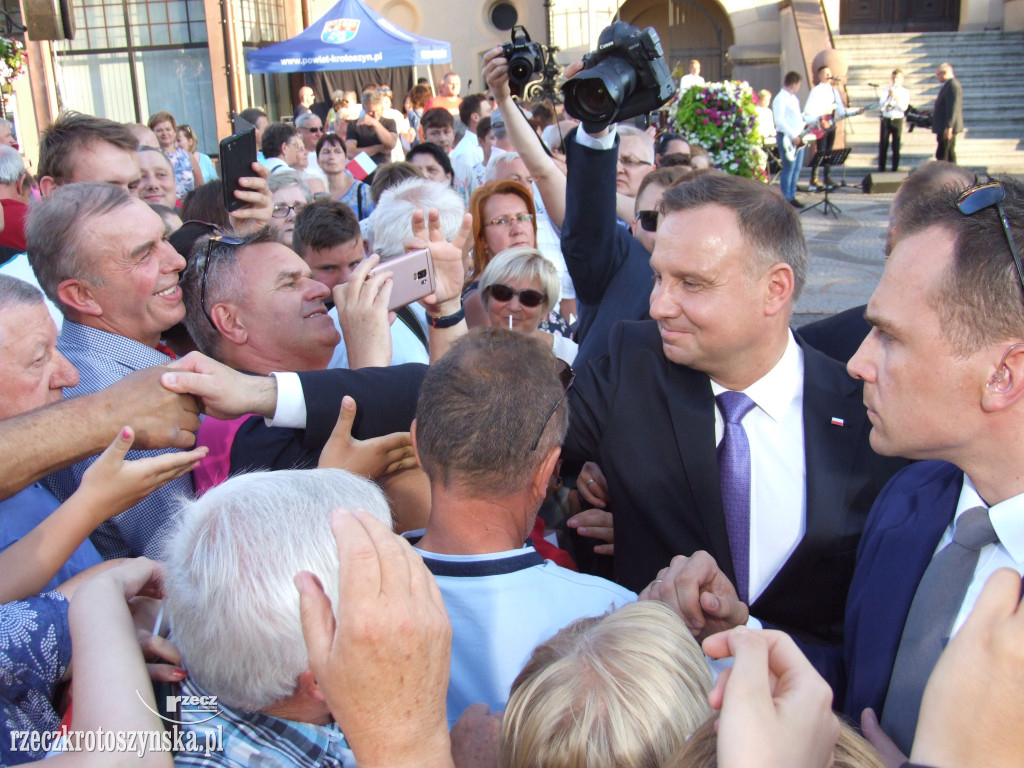 Prezydent Andrzej Duda odwiedził Krotoszyn