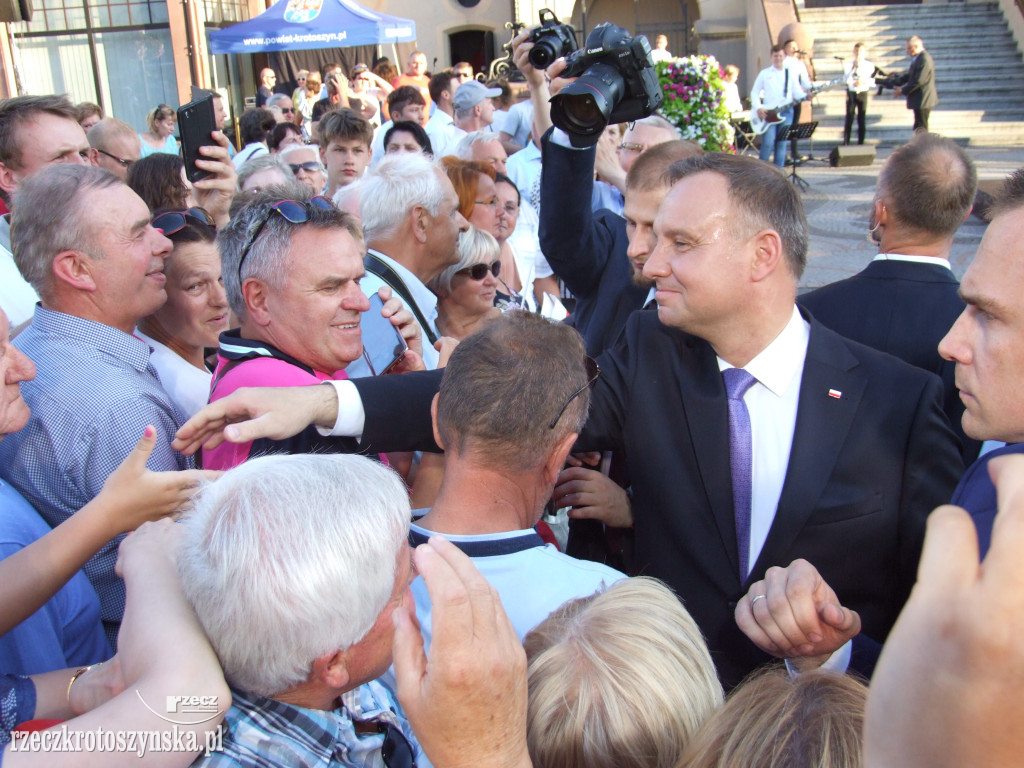 Prezydent Andrzej Duda odwiedził Krotoszyn