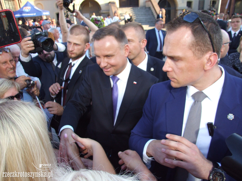 Prezydent Andrzej Duda odwiedził Krotoszyn