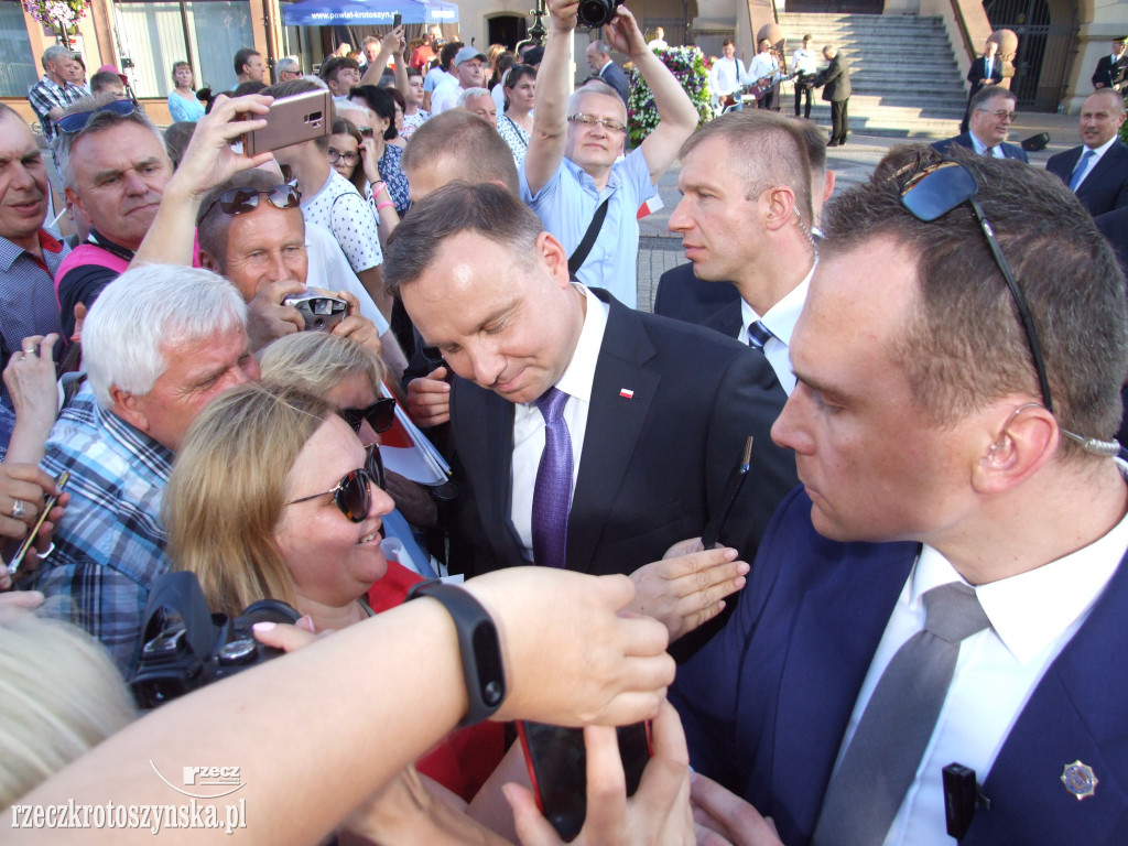 Prezydent Andrzej Duda odwiedził Krotoszyn