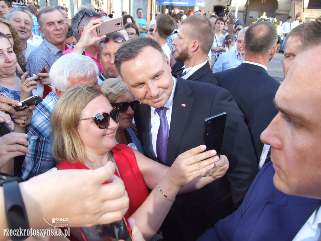 Prezydent Andrzej Duda odwiedził Krotoszyn