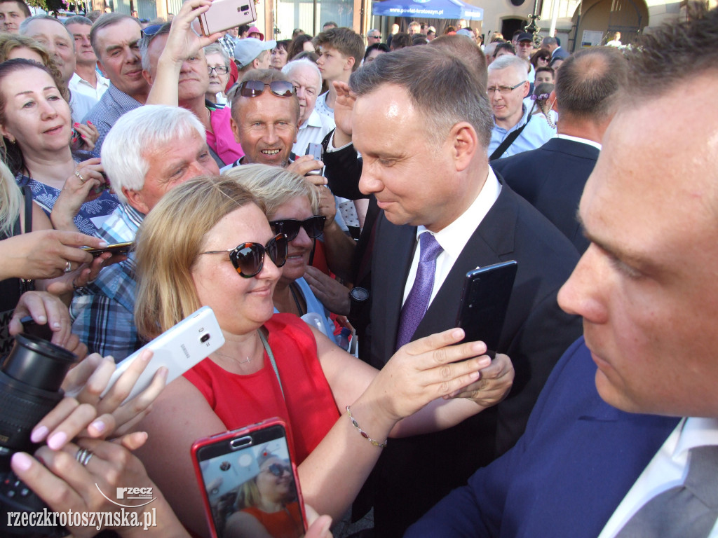 Prezydent Andrzej Duda odwiedził Krotoszyn