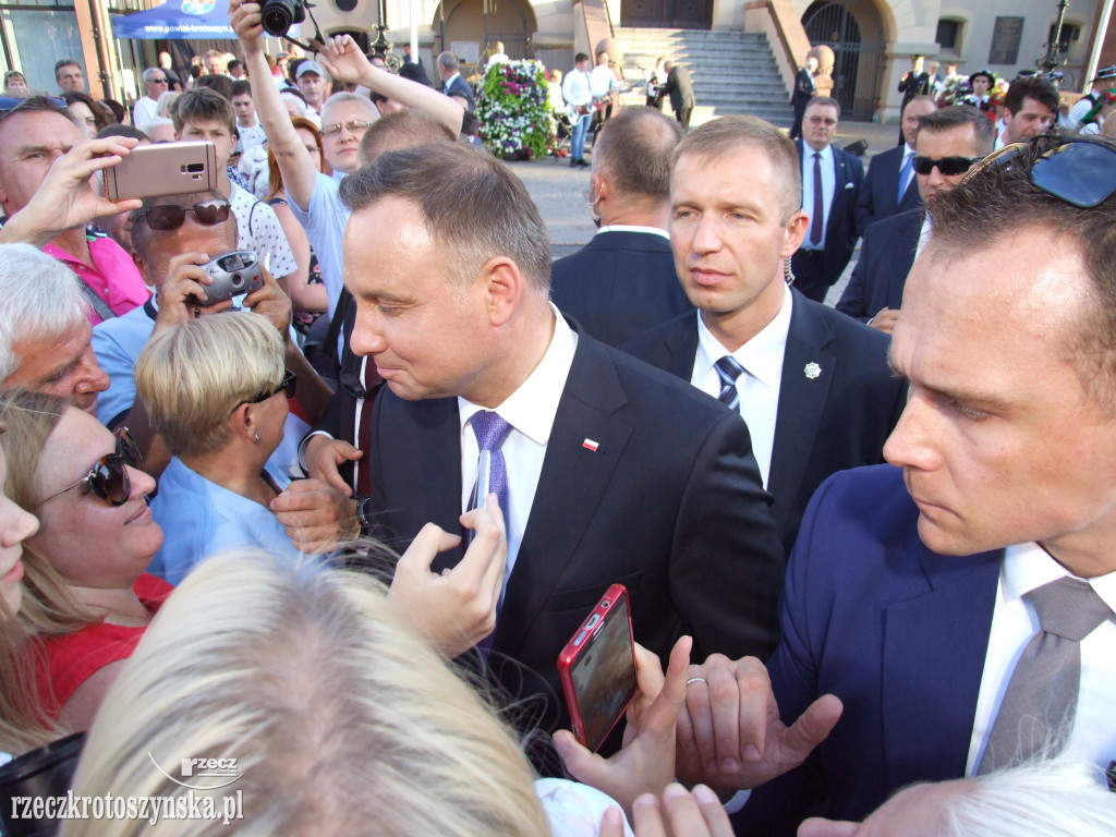 Prezydent Andrzej Duda odwiedził Krotoszyn