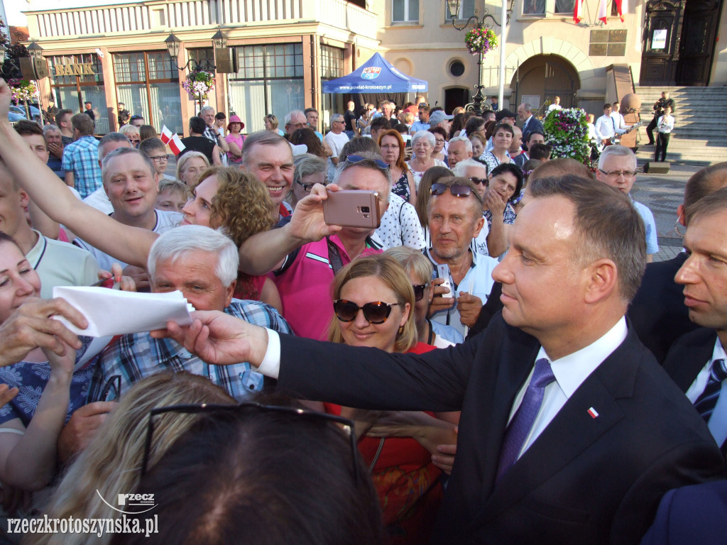 Prezydent Andrzej Duda odwiedził Krotoszyn