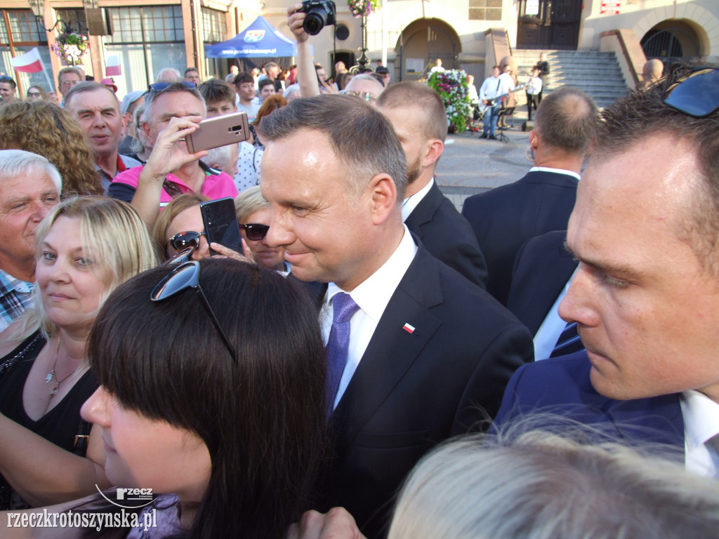 Prezydent Andrzej Duda odwiedził Krotoszyn