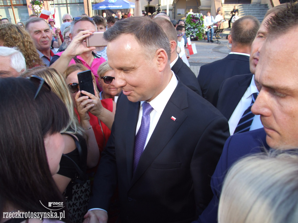 Prezydent Andrzej Duda odwiedził Krotoszyn