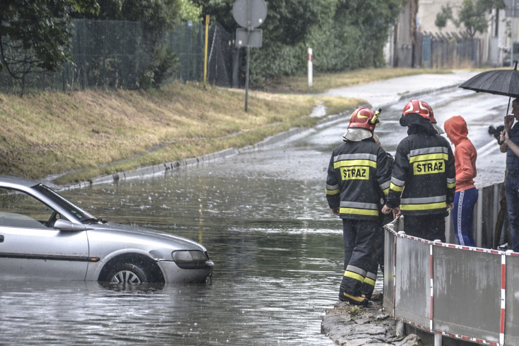 Ulewa przeszła nad Krotoszynem