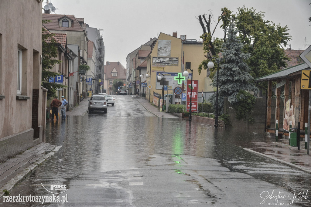 Ulewa przeszła nad Krotoszynem