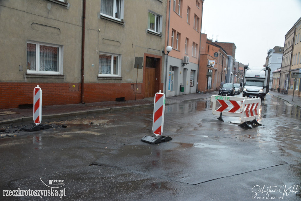 Ulewa przeszła nad Krotoszynem
