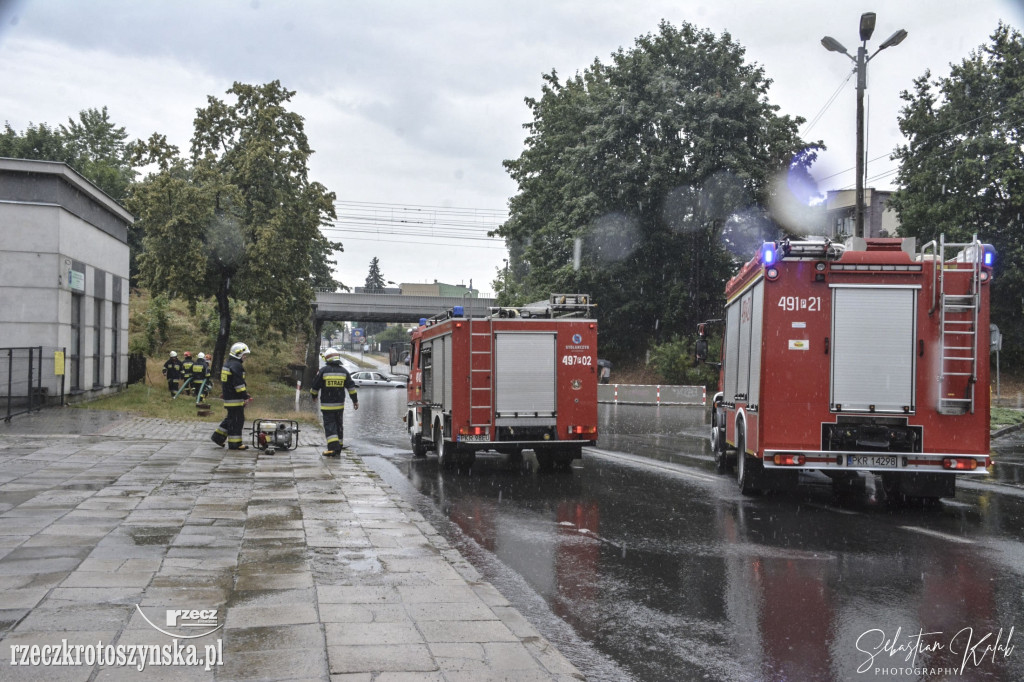 Ulewa przeszła nad Krotoszynem