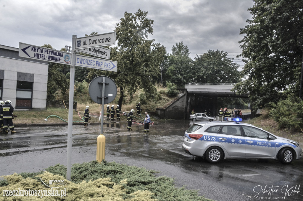 Ulewa przeszła nad Krotoszynem