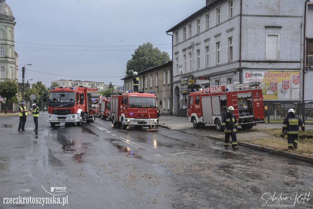 Ulewa przeszła nad Krotoszynem