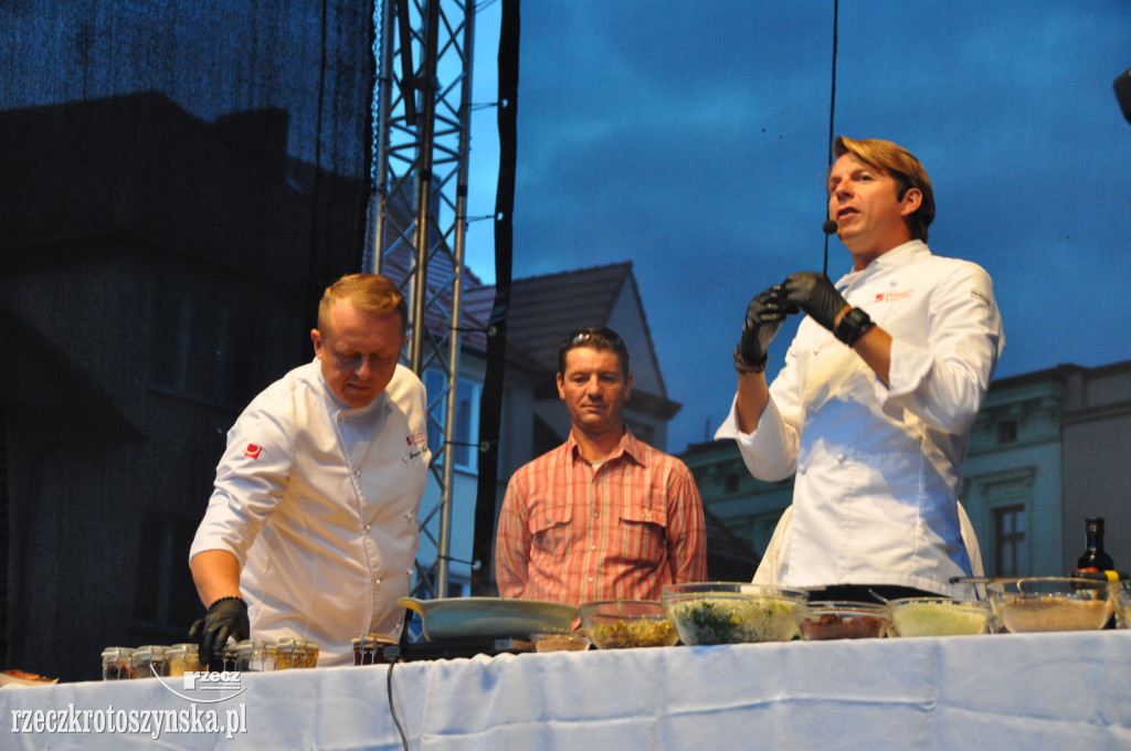Kulinarny festiwal z Karolem Okrasą na Rynku w Krotoszynie
