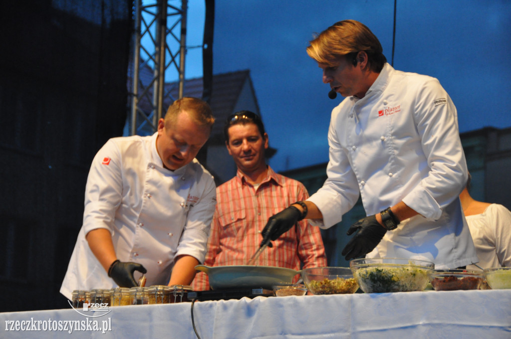 Kulinarny festiwal z Karolem Okrasą na Rynku w Krotoszynie