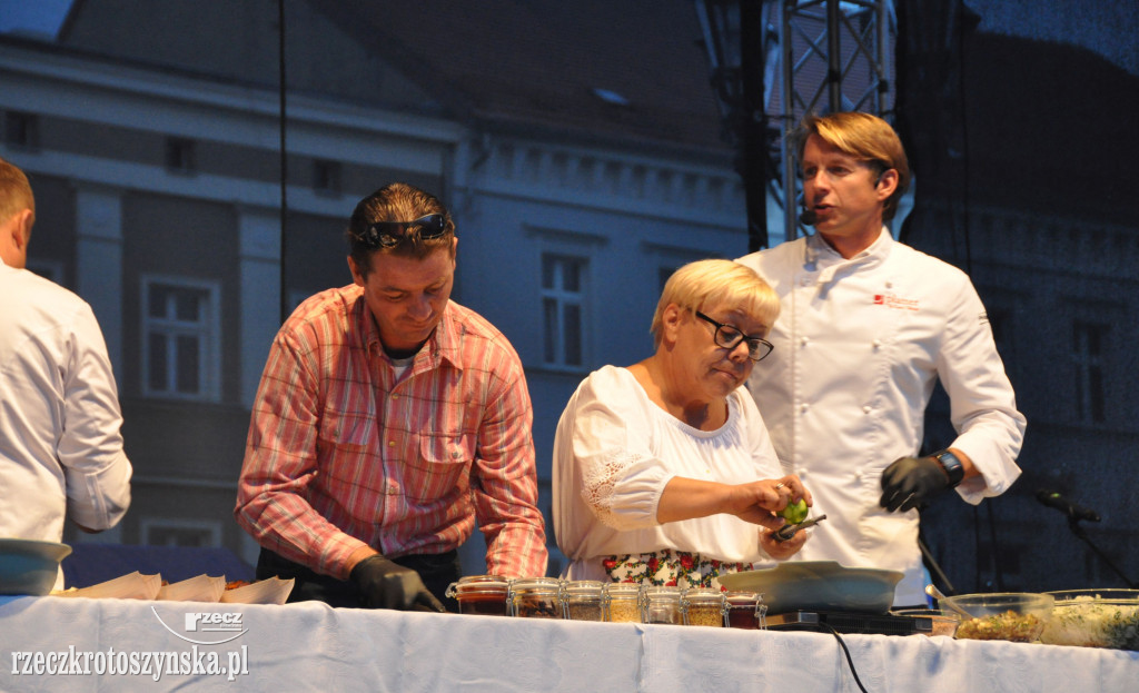 Kulinarny festiwal z Karolem Okrasą na Rynku w Krotoszynie