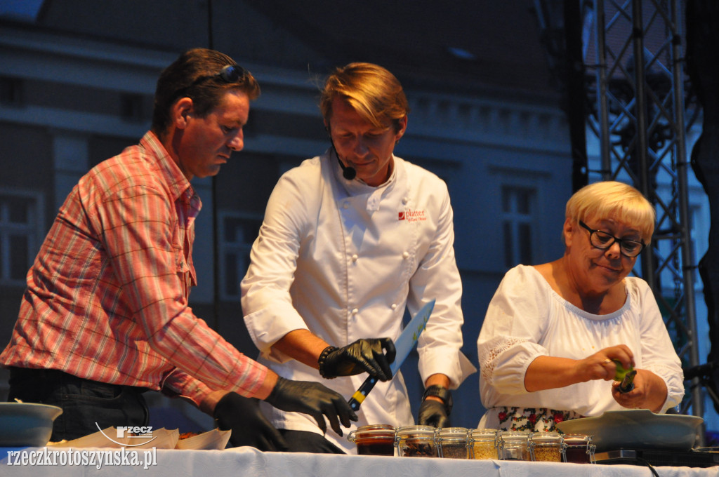 Kulinarny festiwal z Karolem Okrasą na Rynku w Krotoszynie