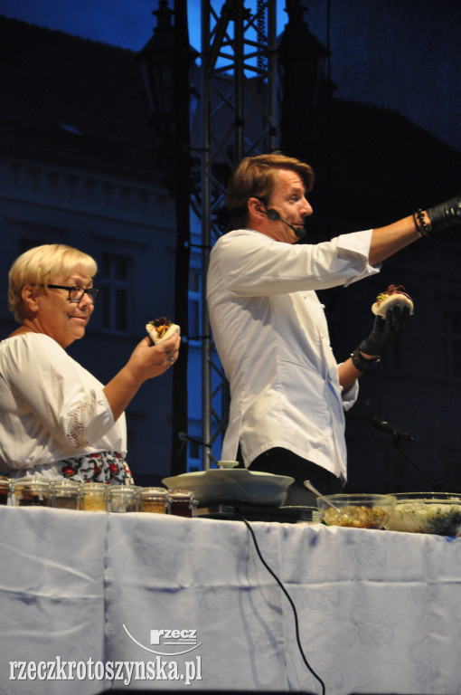 Kulinarny festiwal z Karolem Okrasą na Rynku w Krotoszynie