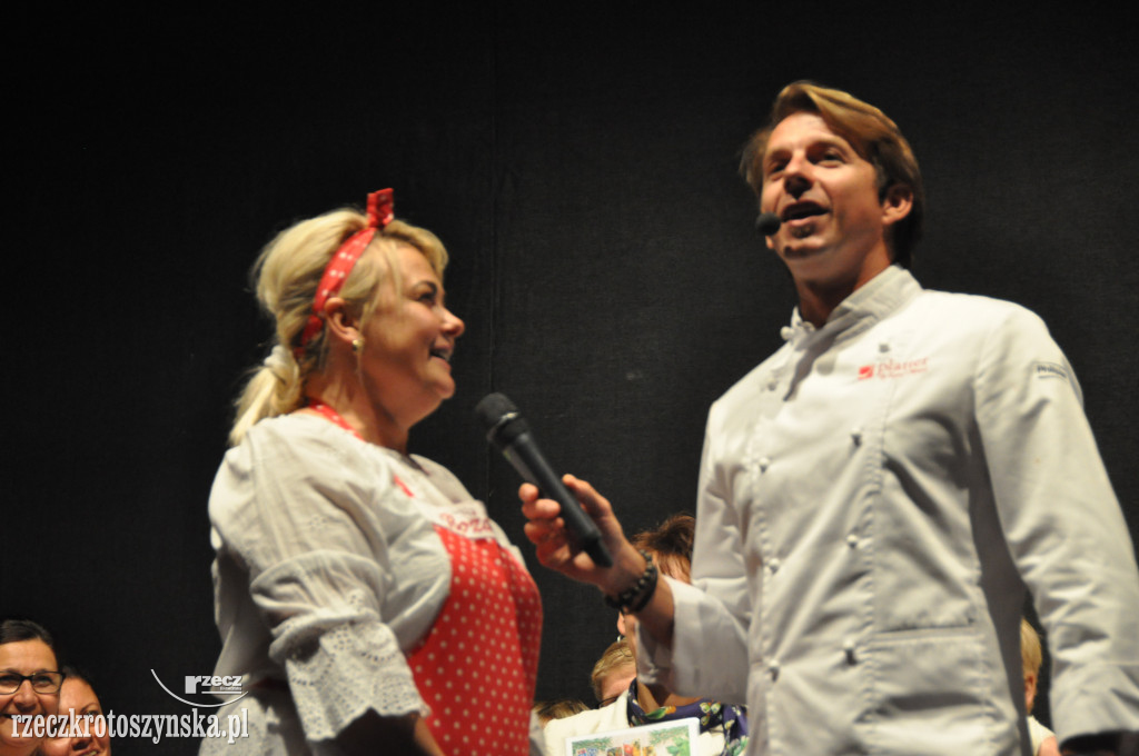 Kulinarny festiwal z Karolem Okrasą na Rynku w Krotoszynie
