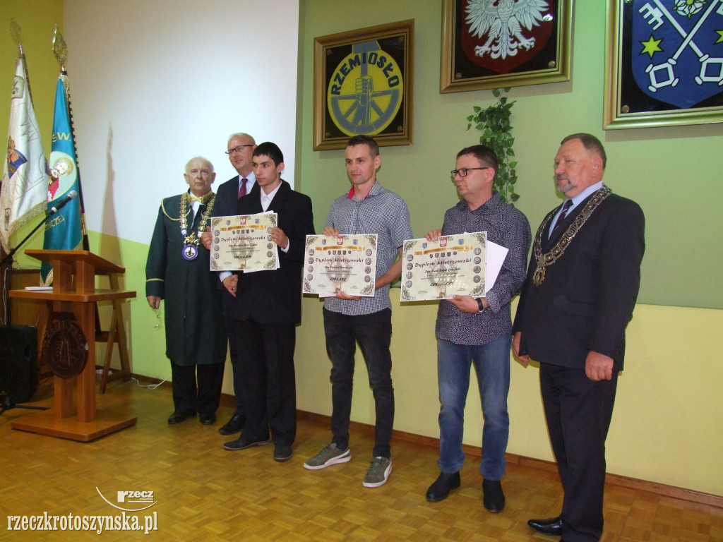 Wręczenie świadectw czeladniczych