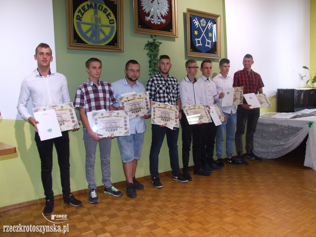 Wręczenie świadectw czeladniczych