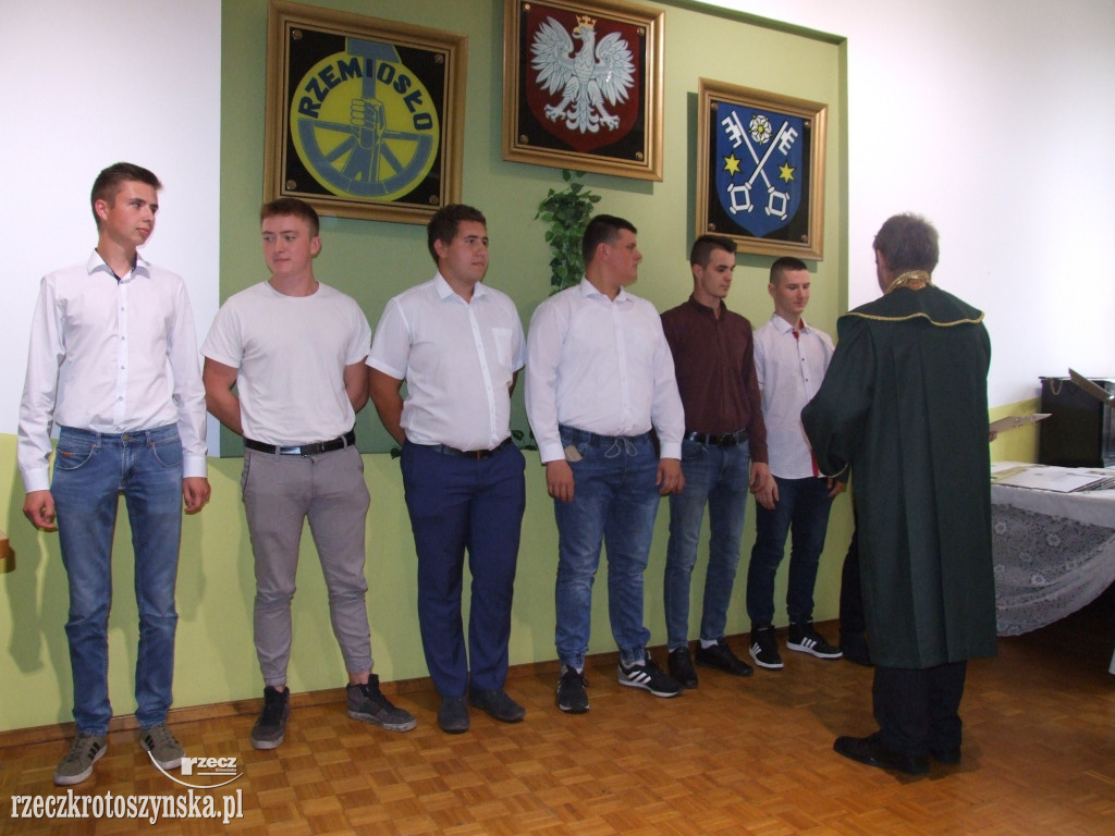 Wręczenie świadectw czeladniczych