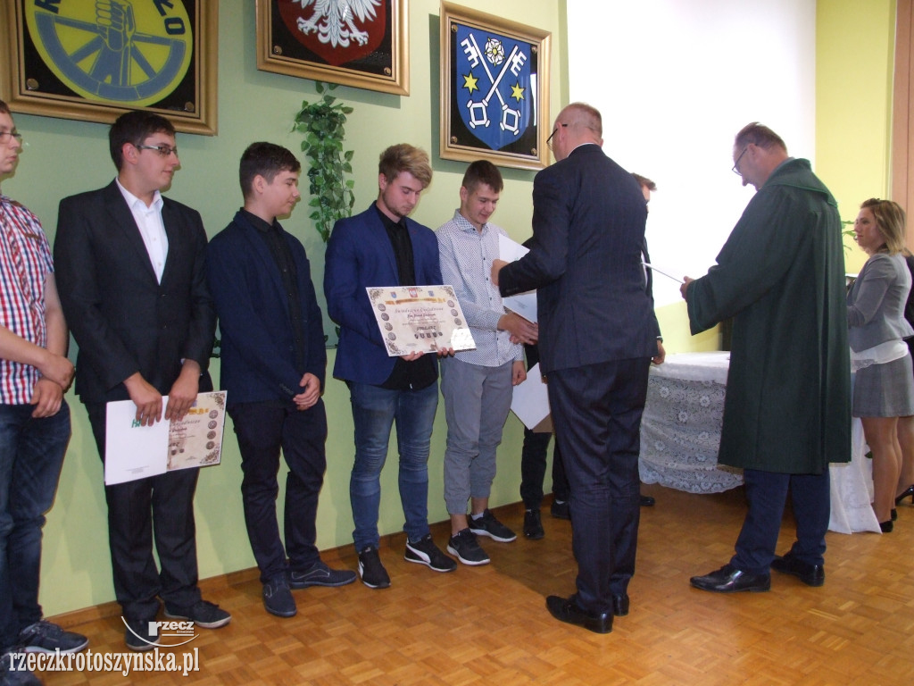 Wręczenie świadectw czeladniczych