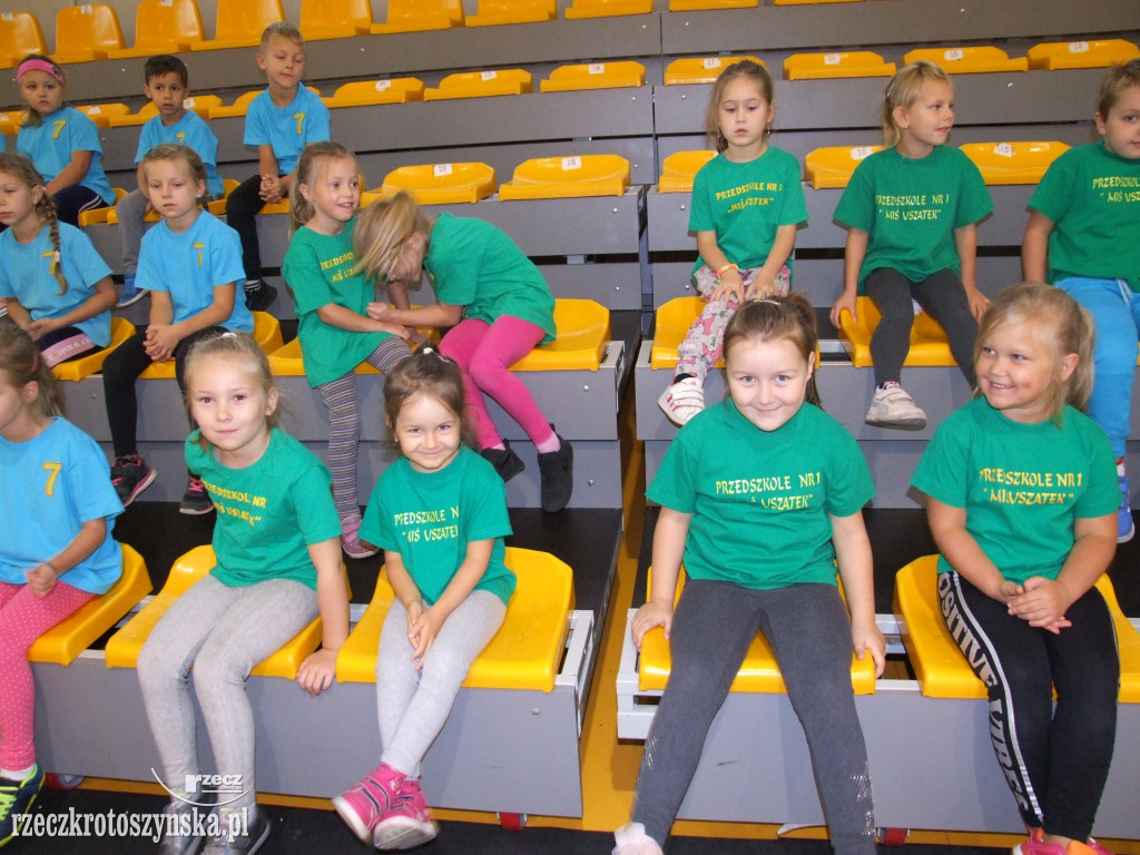 Zawody sportowe przedszkolaków