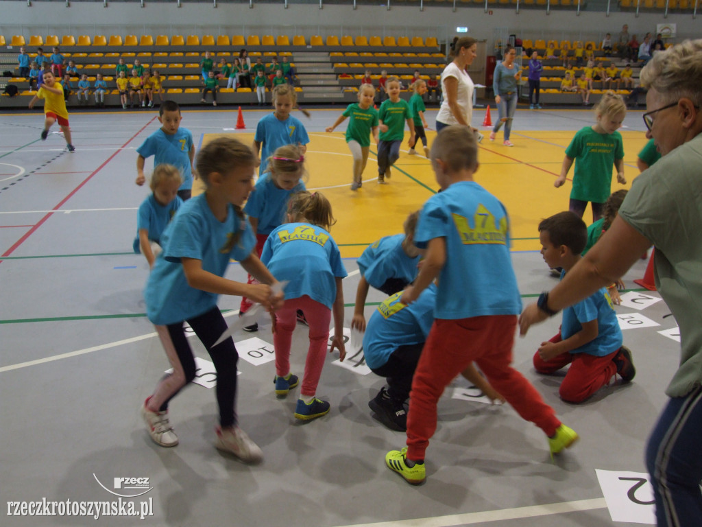 Zawody sportowe przedszkolaków