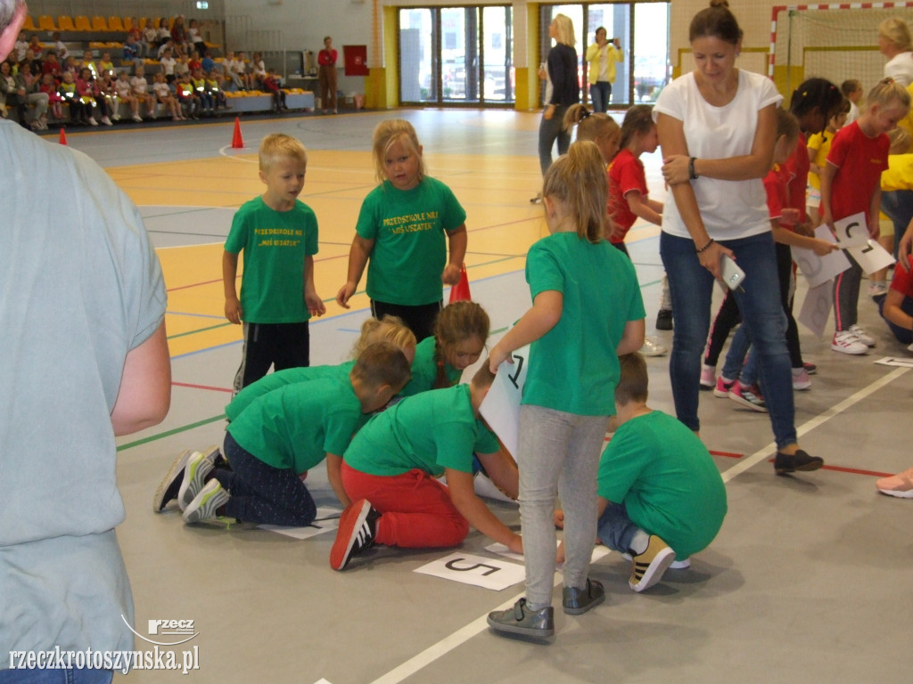 Zawody sportowe przedszkolaków